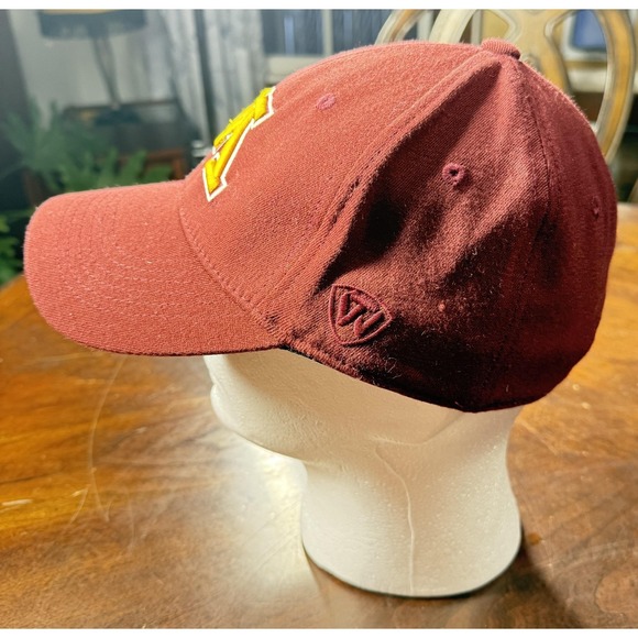 Minnesota Golden Gophers Hat Cap Fitted Mens One Size Maroon NCAA Football - Picture 2 of 9